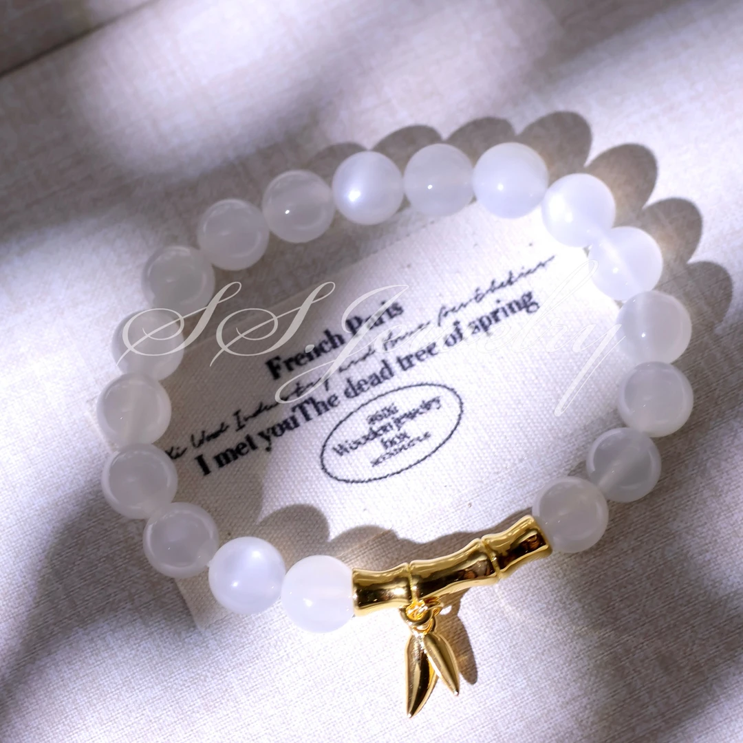 925银手链 SS JEWELRY竹林月光新中式东方美学轻奢手串