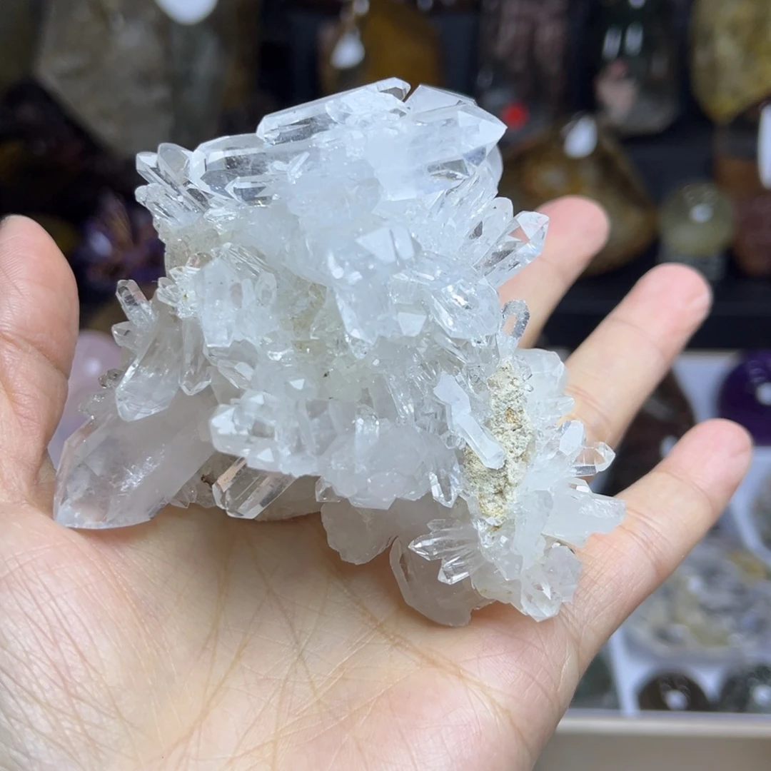 水晶摆件未镶嵌长****进摆件