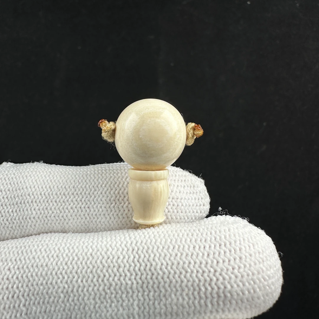 J3656 天然猛犸象牙 分体式三通13.5*23.5mm 一物一图 假一罚十