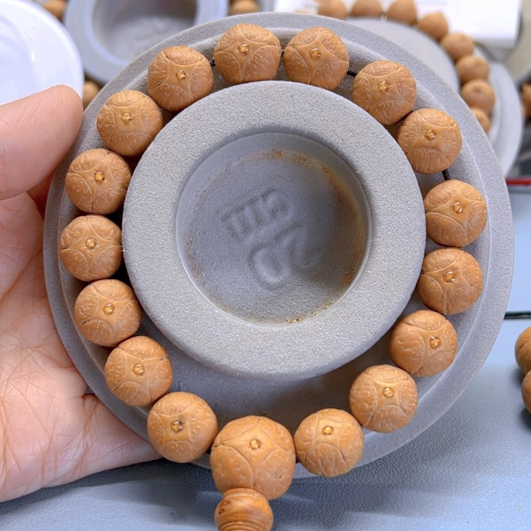 凤眼菩提手串14+新籽麒麟81@9777