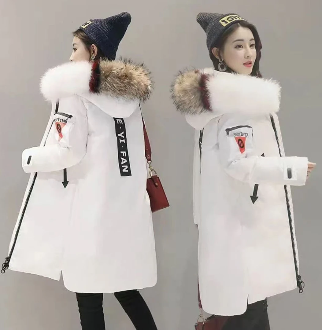 【影姐宠粉】新款冬韩版羽绒服女中长款加厚洋气外套21104