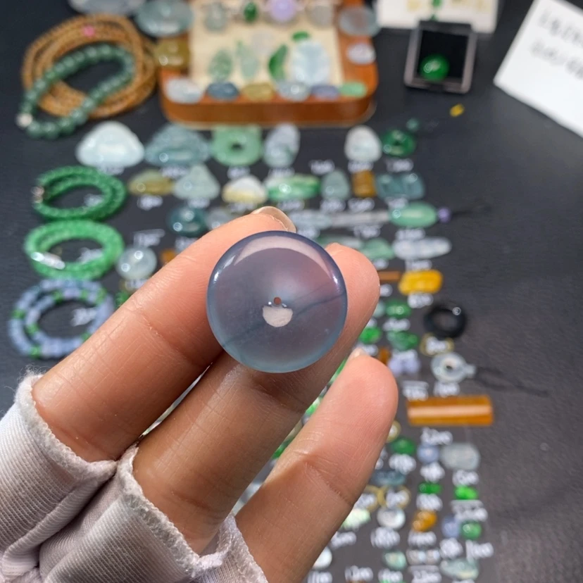 【闪购商品】翡翠挂件未镶嵌扣子