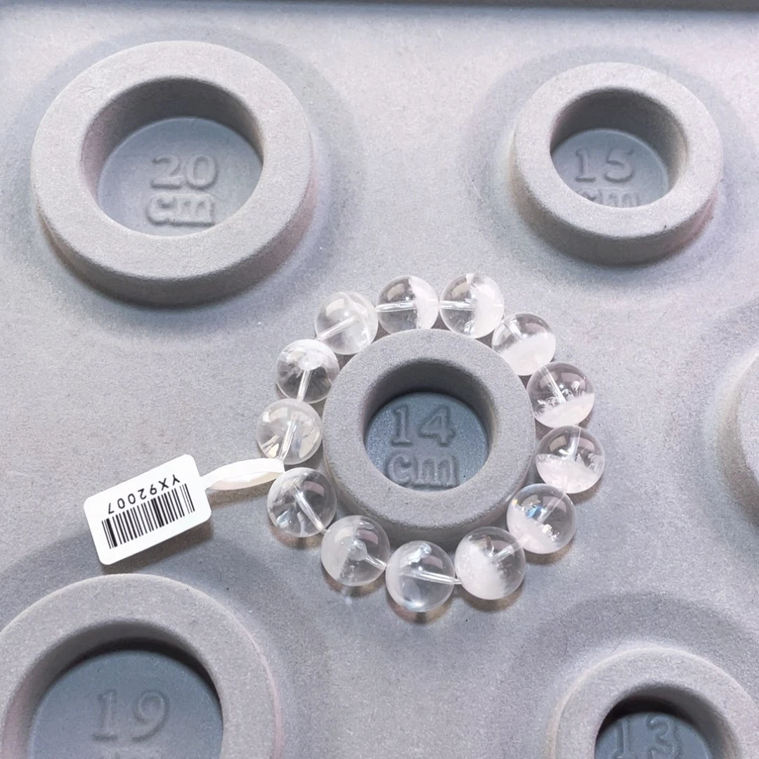 水晶手链未镶嵌冰****蟹白幽灵手链14.3mm