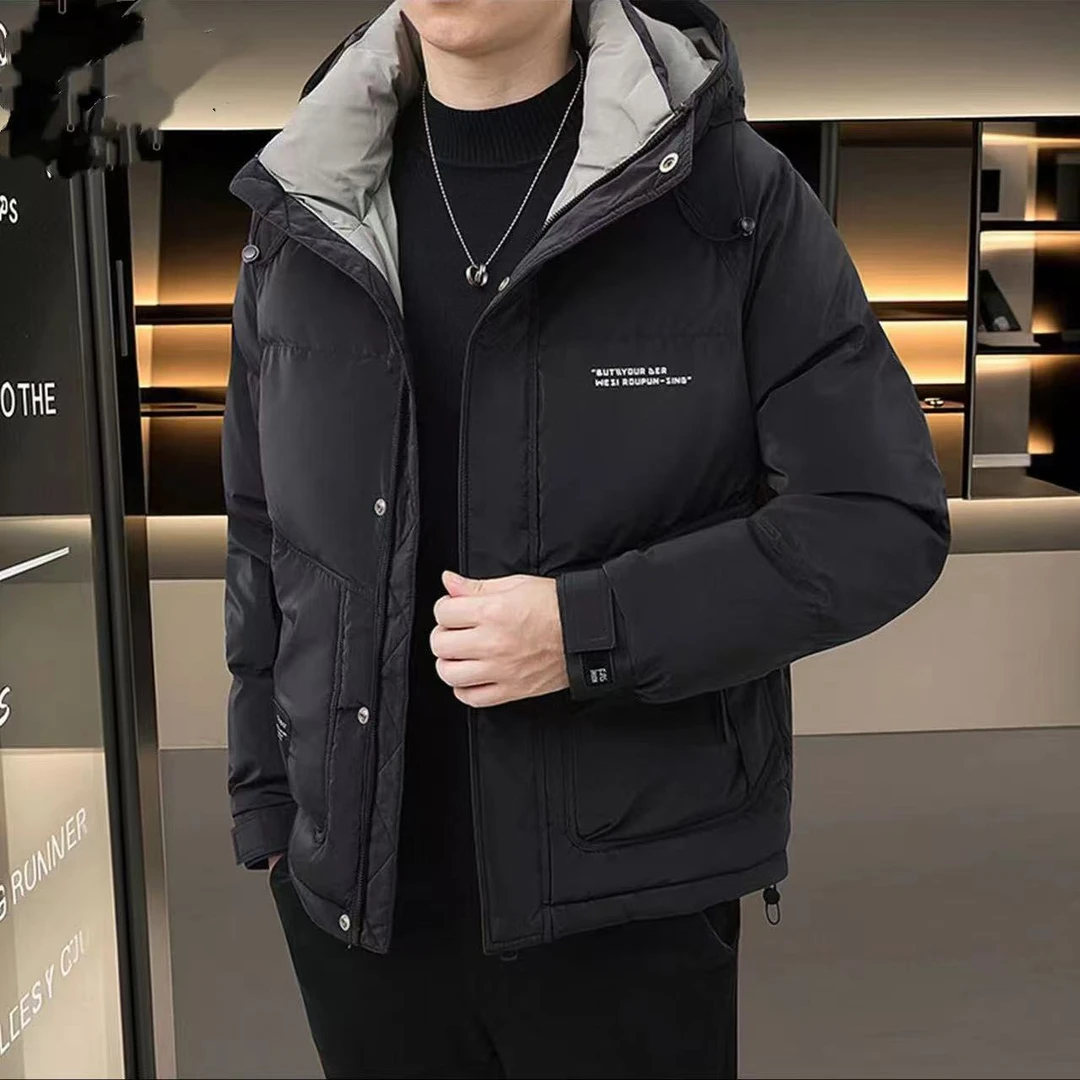 [2]贾，孩【F】冬季新款连帽抽绳简约加厚保暖外套1359【无水洗唛】