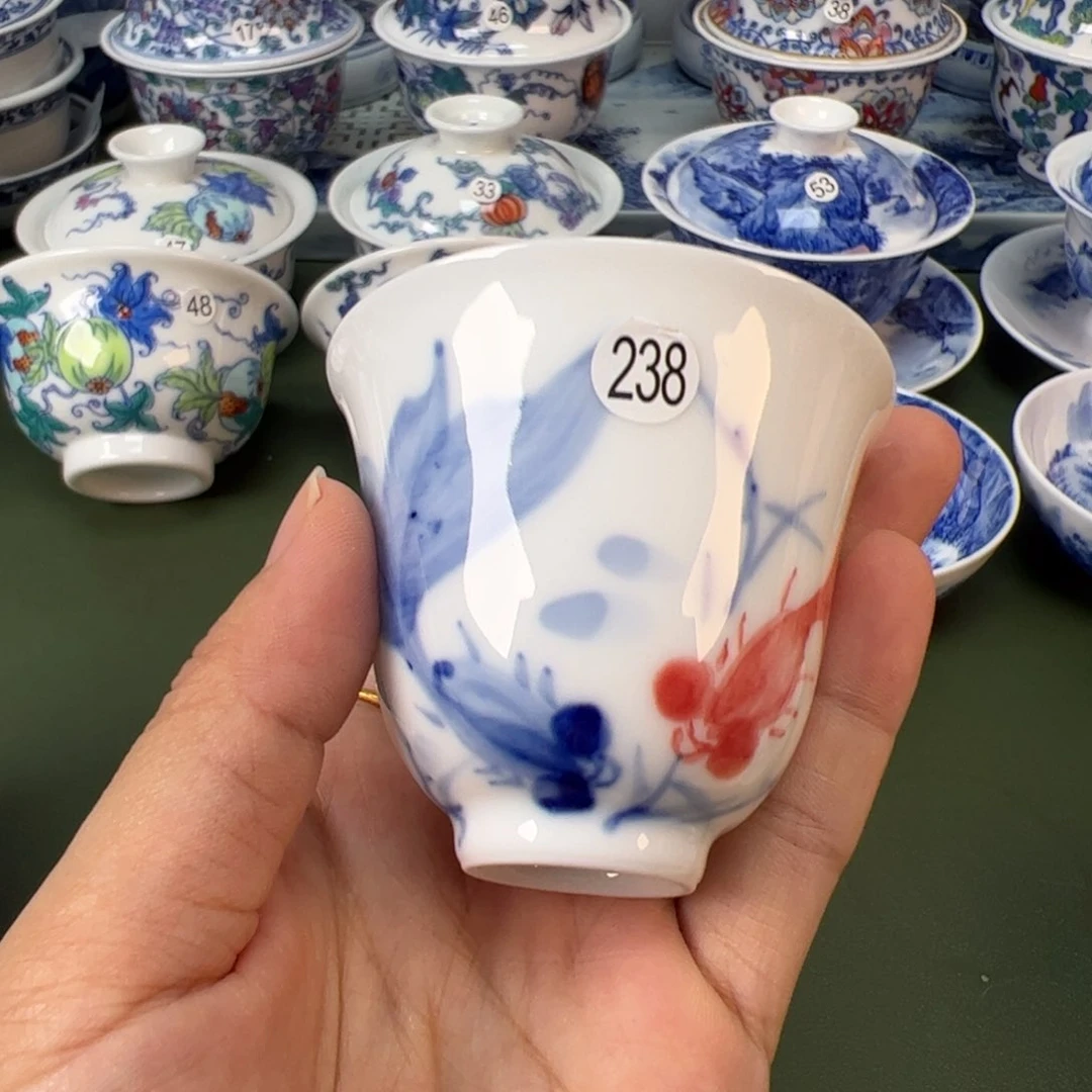 木木景德镇纯手工纯手绘茶具238