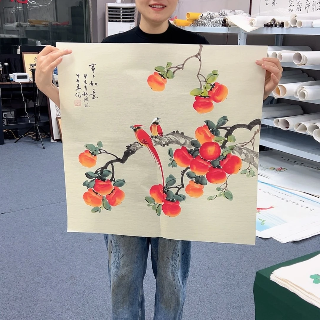 国画宣纸国画纯手绘作品