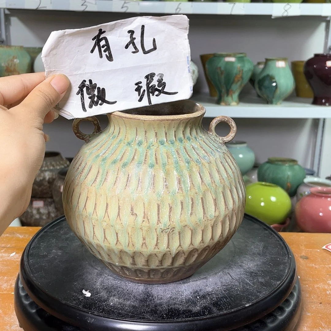 景德镇陶瓷花盆微瑕