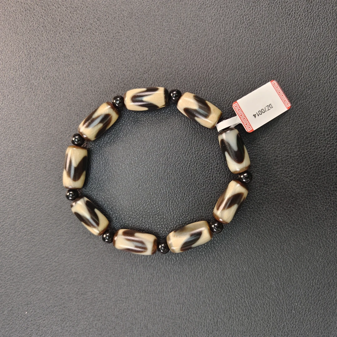 DZ70014天珠 玛瑙 虎牙天珠手串-CA