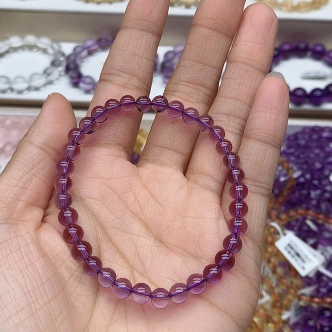 水晶手链未镶嵌?****?巴西紫水晶手链5