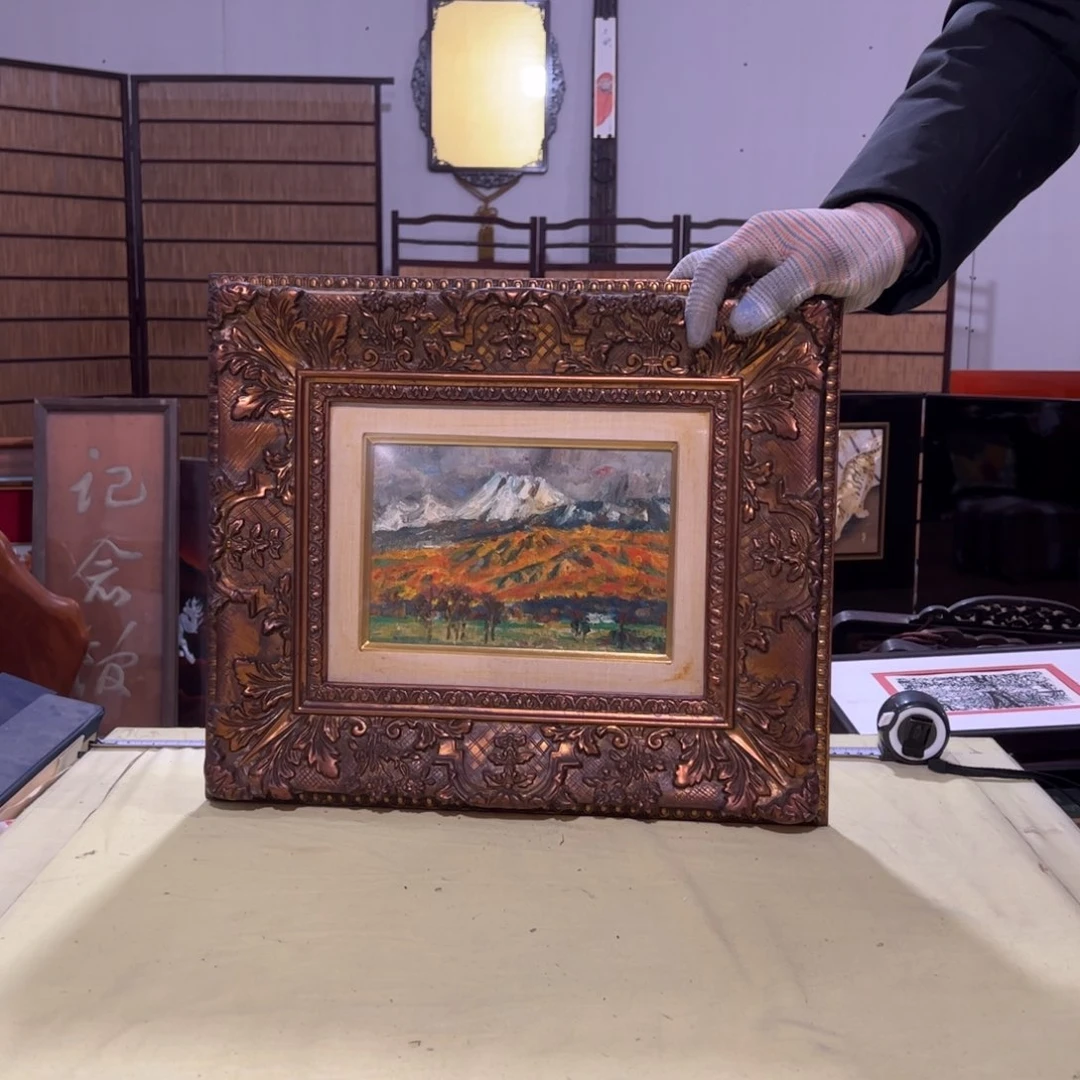 绘画樹热门火爆屏风框画油画版画