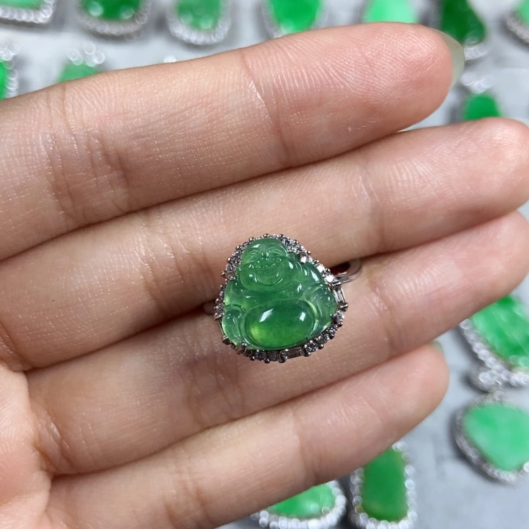 未镶嵌戒指翡翠佛公