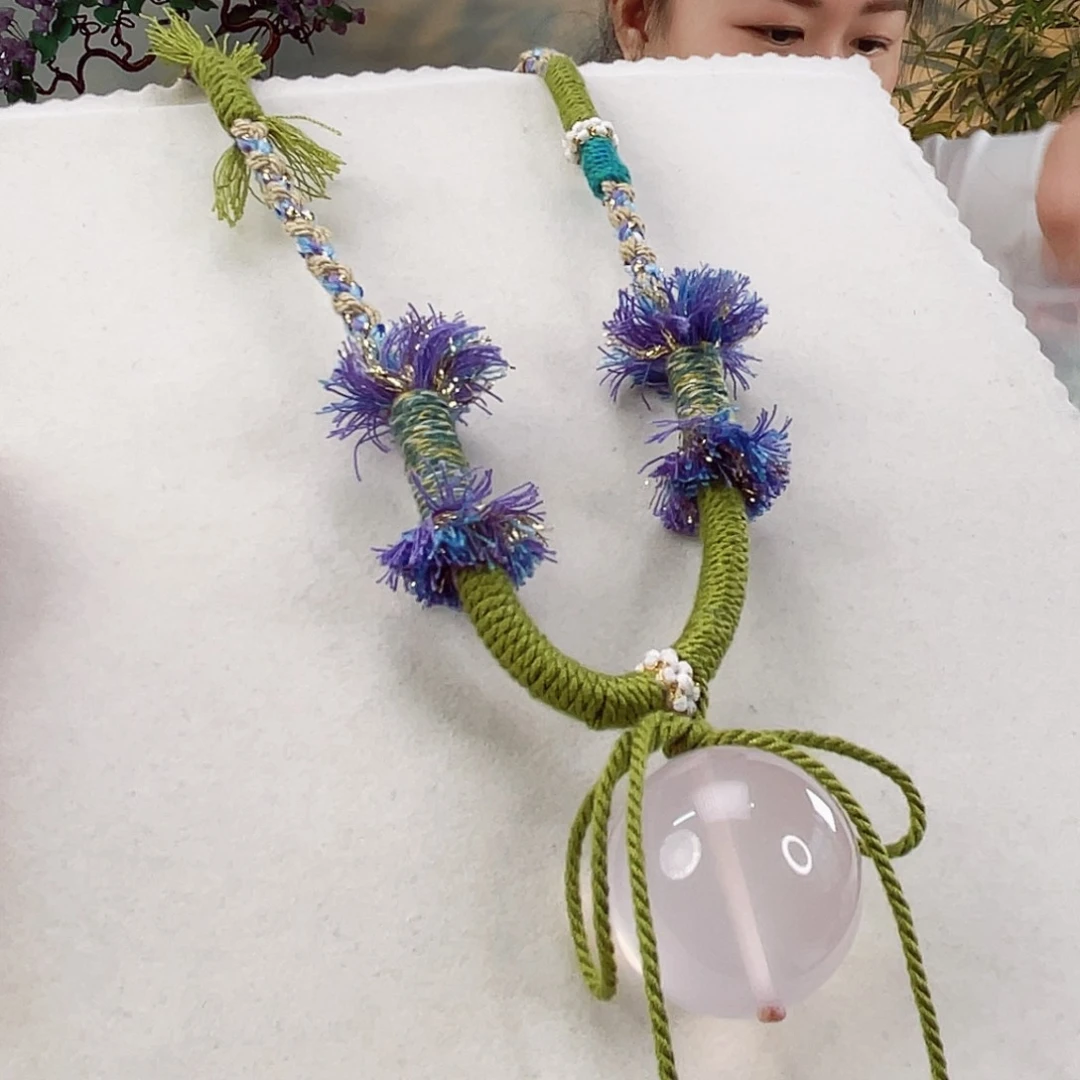 水晶颈饰未镶嵌水晶27.7