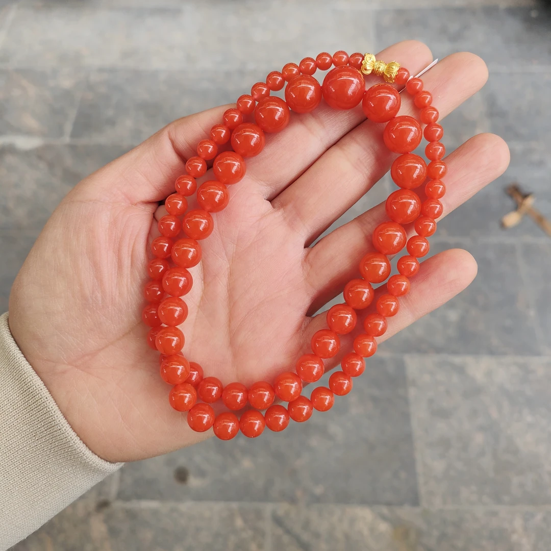 天然玛瑙南红女神链项链塔链