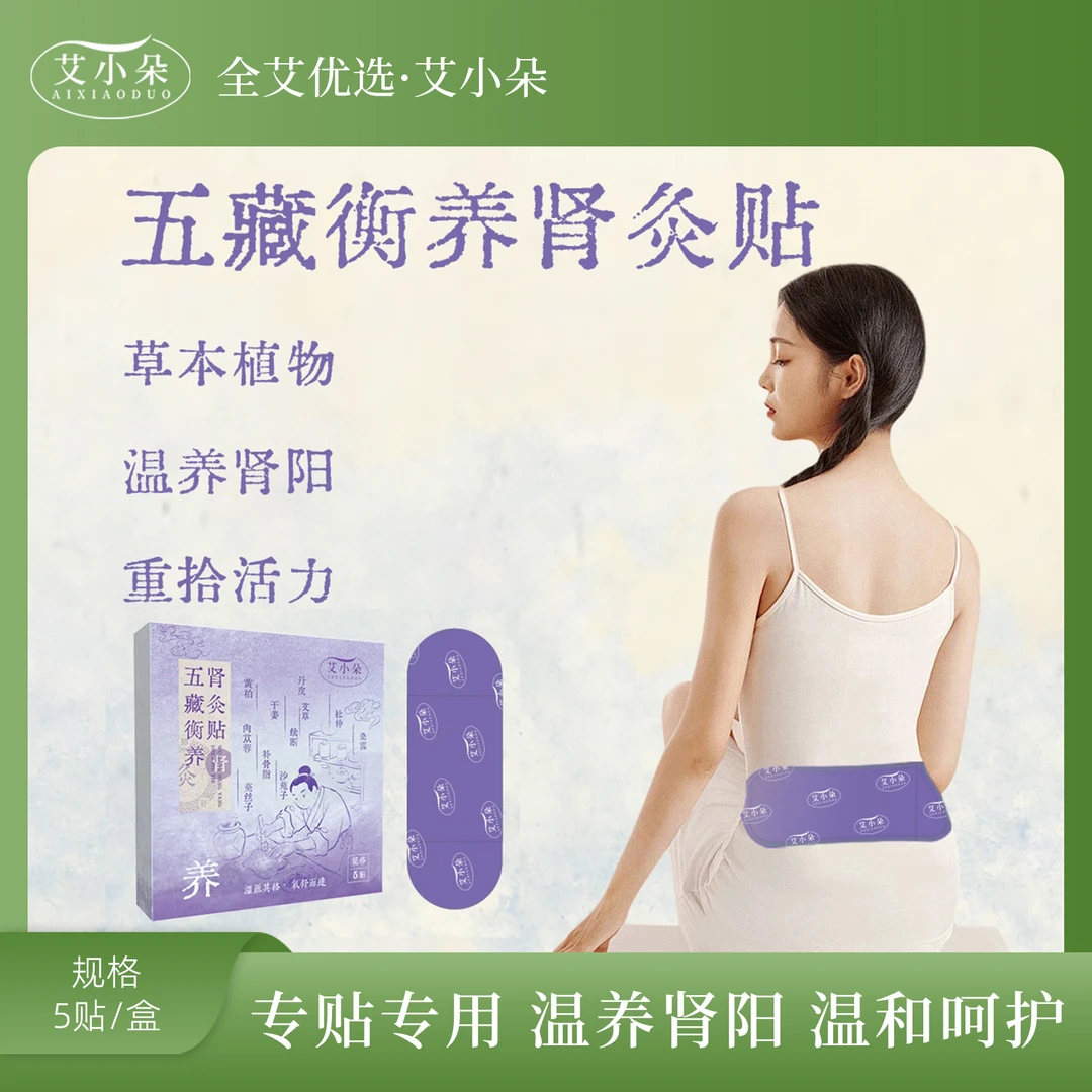 艾小朵【达人专属】新品五藏衡养肾灸贴草本萃取家用温和热敷舒缓