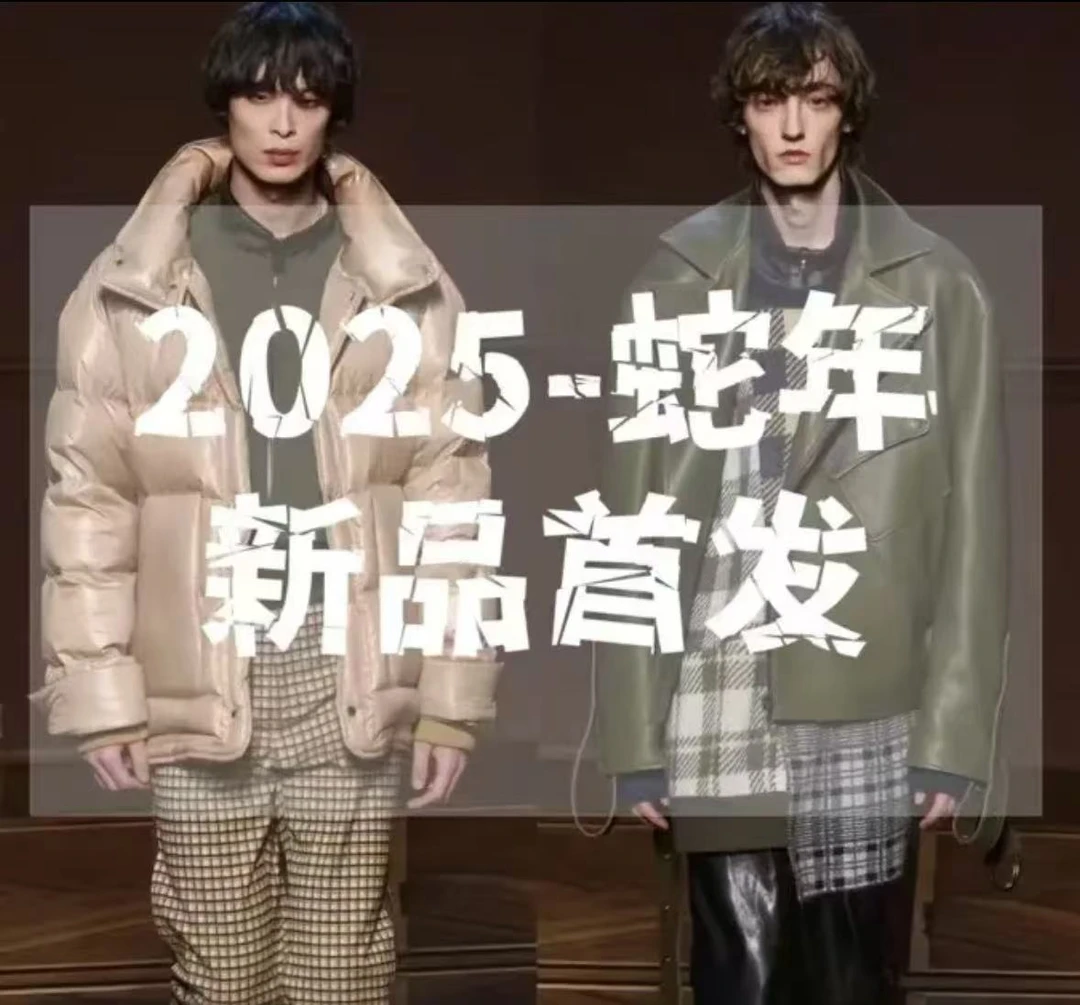 28016-欧洲设计师新款立领时尚潮流休闲男女同款羽绒服