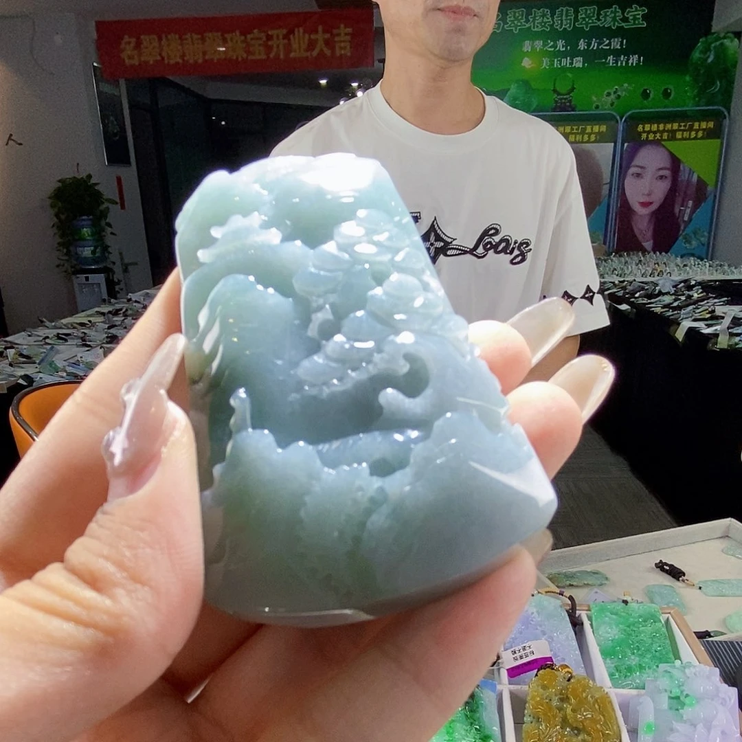 颈饰未镶嵌翡翠翡翠