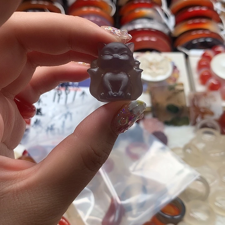 小****玛瑙/玉髓戒指未镶嵌