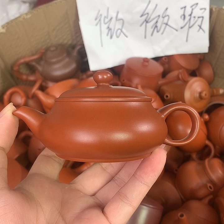 原矿朱泥茶具茶壶家用130