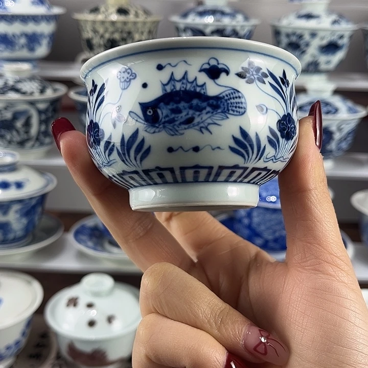 景德镇溪山居手工手绘