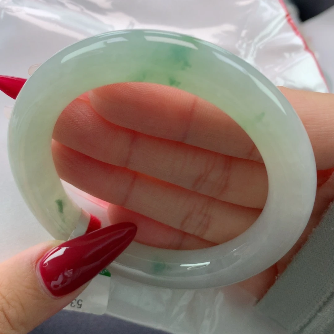 未镶嵌手镯翡翠缅甸天然翡翠A货53