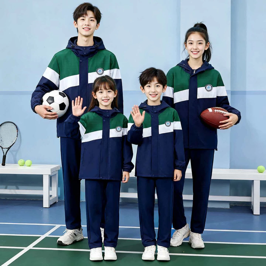 [历史低价]三合一冲锋衣套装 九江市中小学生校服