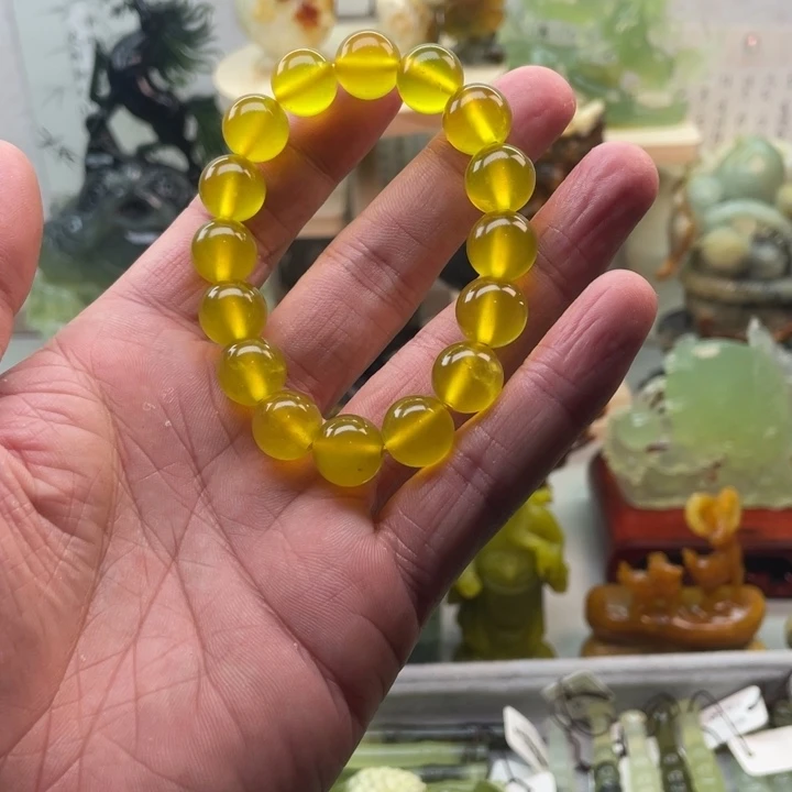 蛇纹石玉未镶嵌四大名玉手串