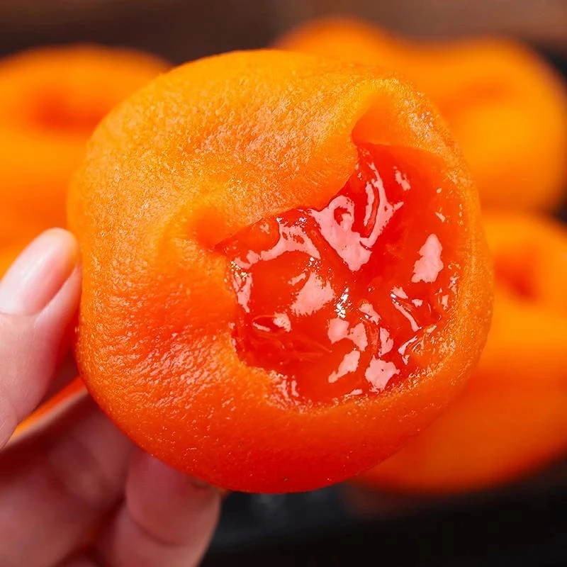 【柿乡】广西平乐流心冰柿半干冰淇淋爆浆柿子6枚12枚顺丰京东包邮