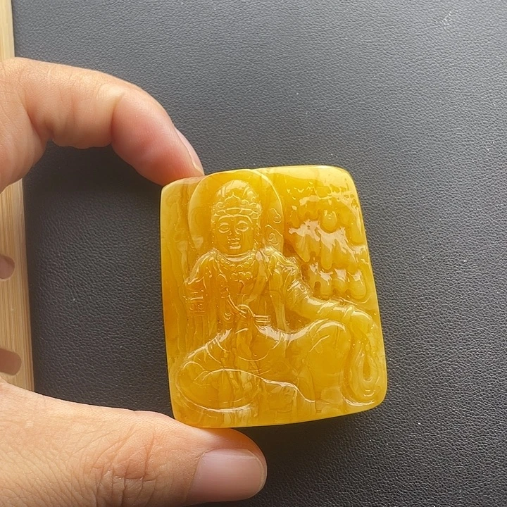 琥珀颈饰未镶嵌天然琥珀蜜蜡