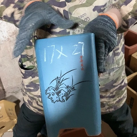 紫砂花盆手工制作