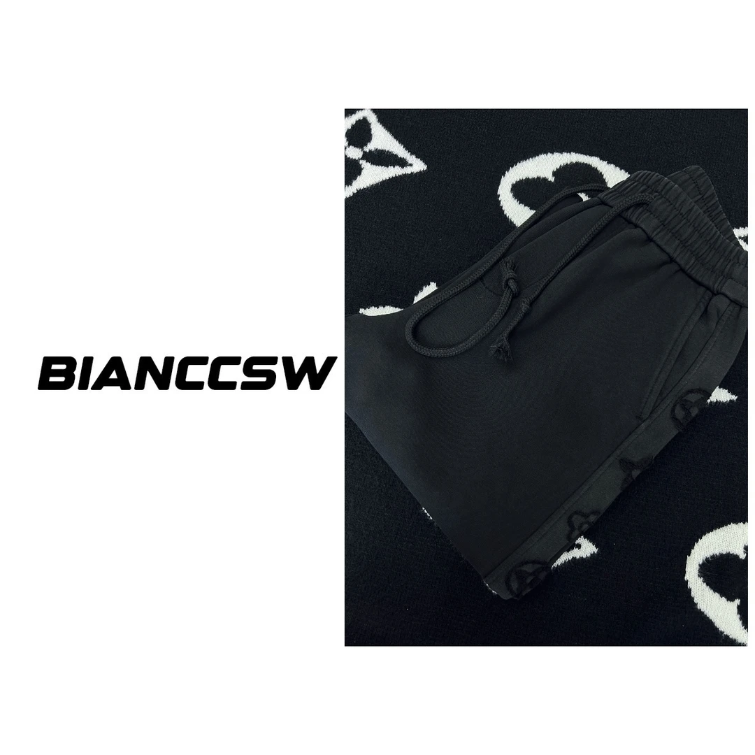 【雕刻四叶】高品质休闲直筒长裤