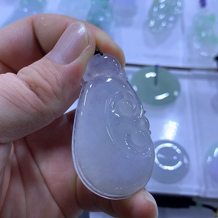 翡翠未镶嵌颈饰天然翡翠A货吊坠