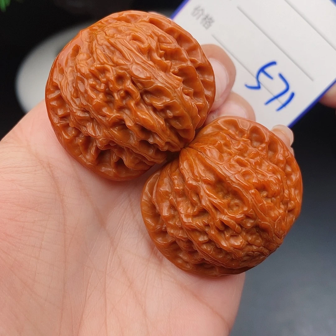 把件文玩核桃40山地磨破571