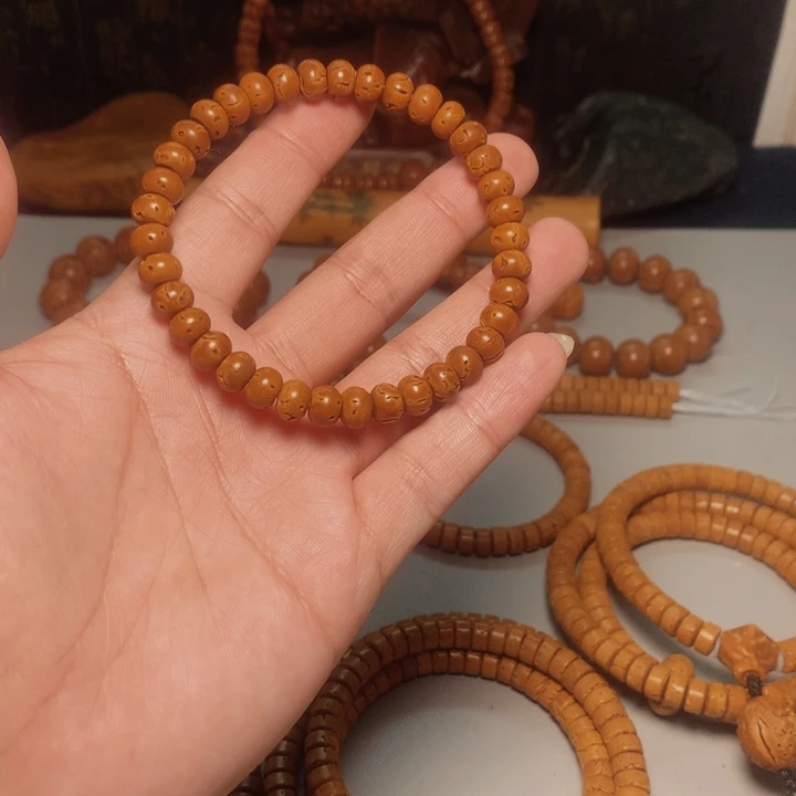 桃核吊坠玩*桃核手串