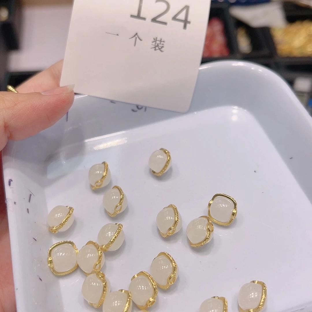 水晶珠宝半成品银S925镶嵌124