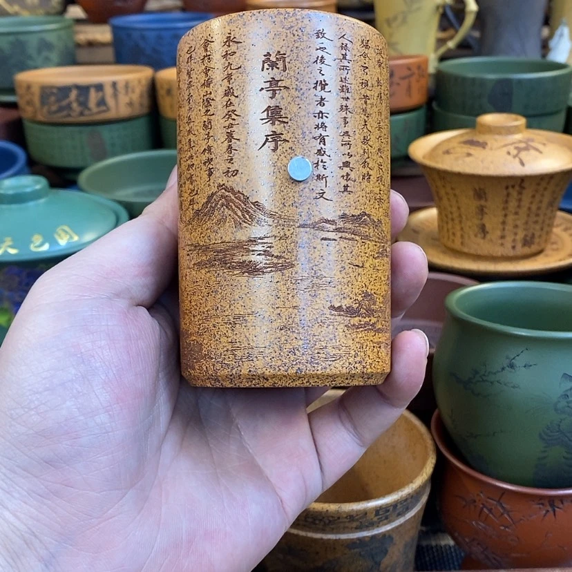 【闪购商品】紫砂杯子宜兴全手工紫砂杯