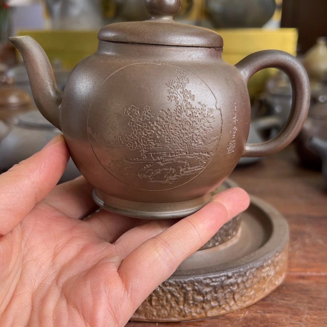 贵台龙窑柴烧茶壶A59