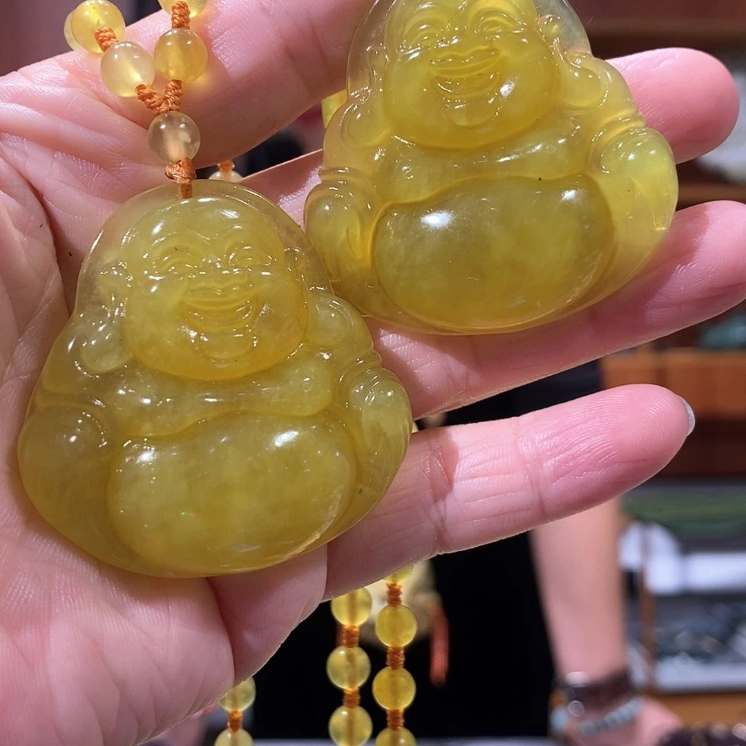 未镶嵌岫玉毛衣链