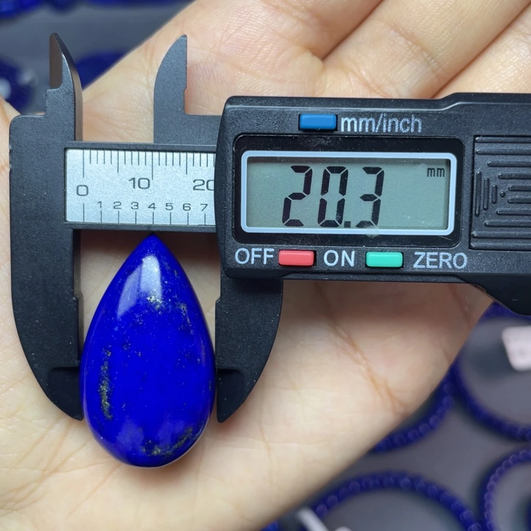 未镶嵌青金石20×35mm裸石水滴吊坠
