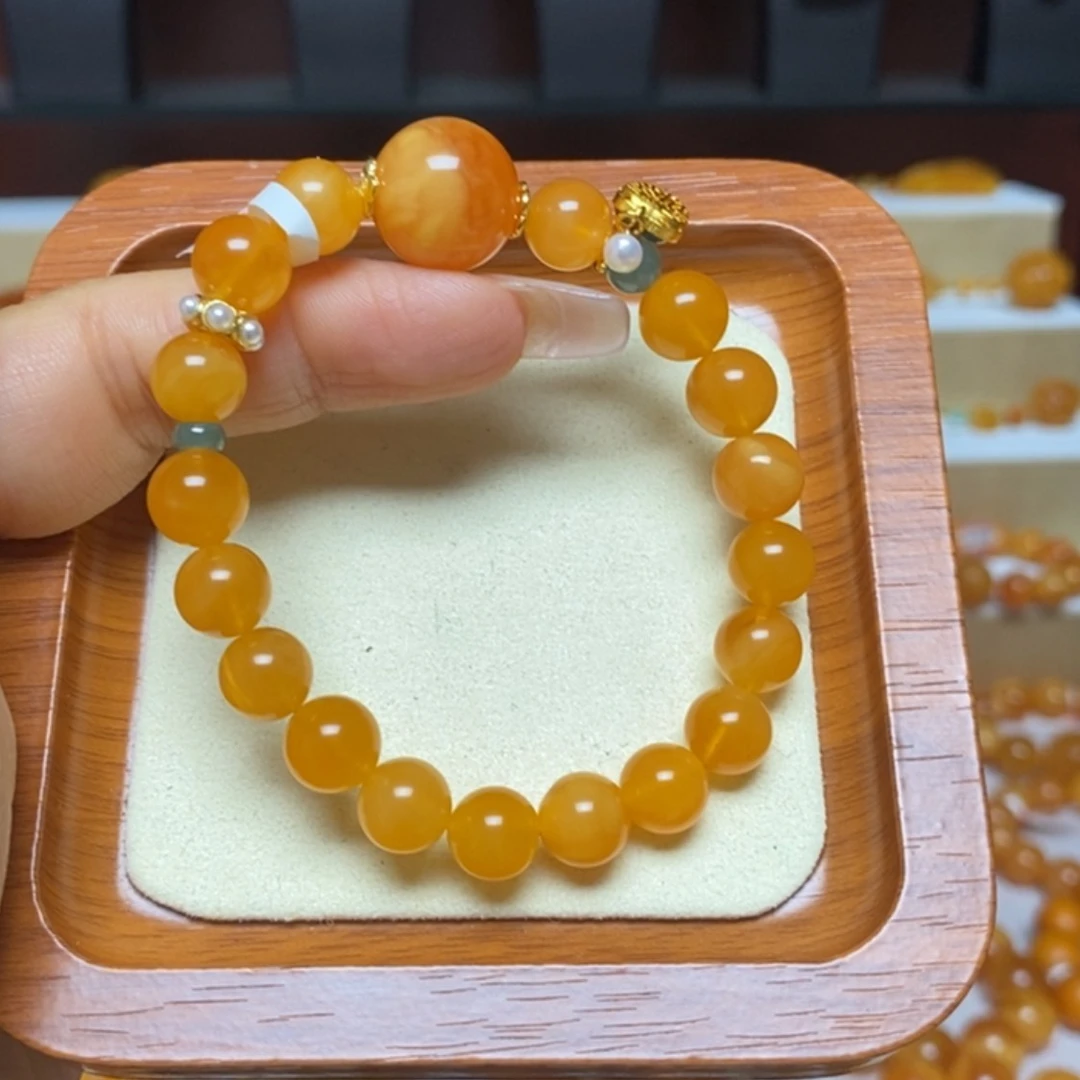 【闪购商品】未镶嵌蜜蜡手链手串