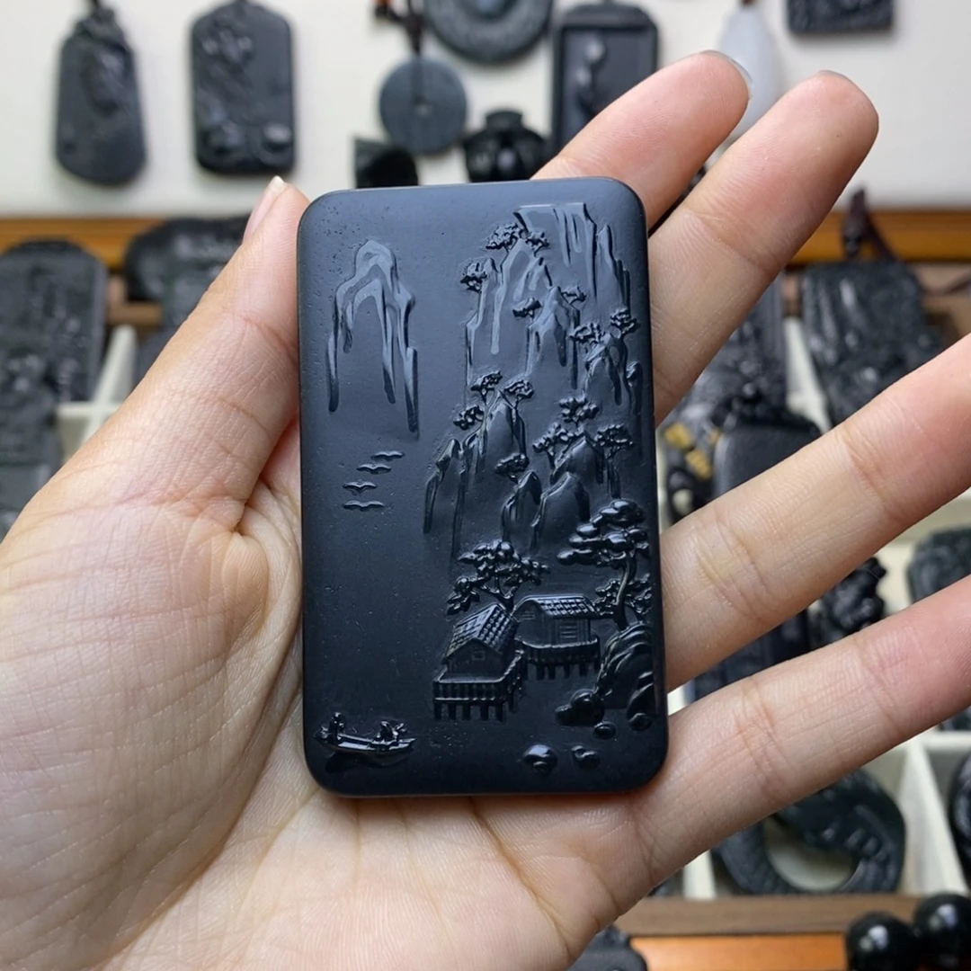 韩***丝和田玉未镶嵌颈饰