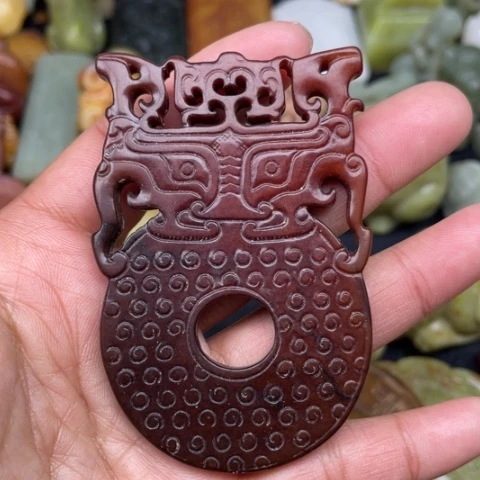 和田玉颈饰未镶嵌33