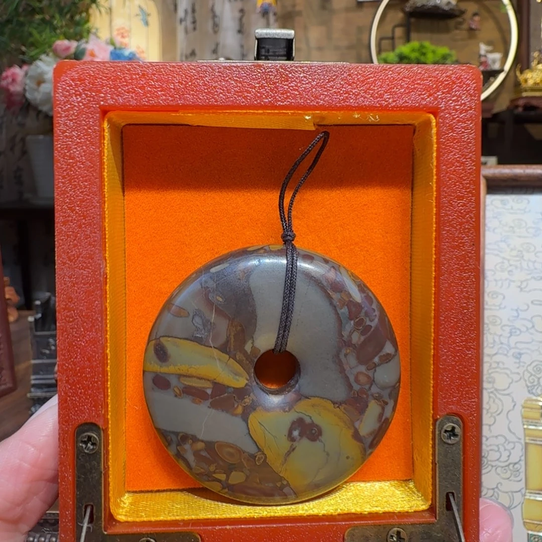 石材三叶虫活化石 平安扣