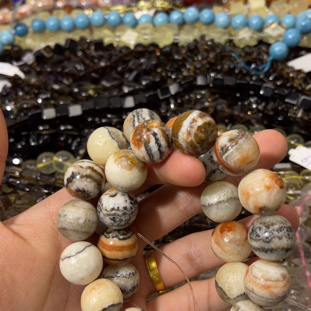 烟晶银S925镶嵌手链天然石卡17➕