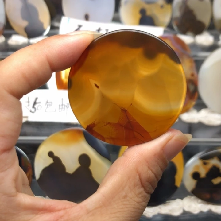 合金玛瑙/玉髓珠宝奇石48有瑕