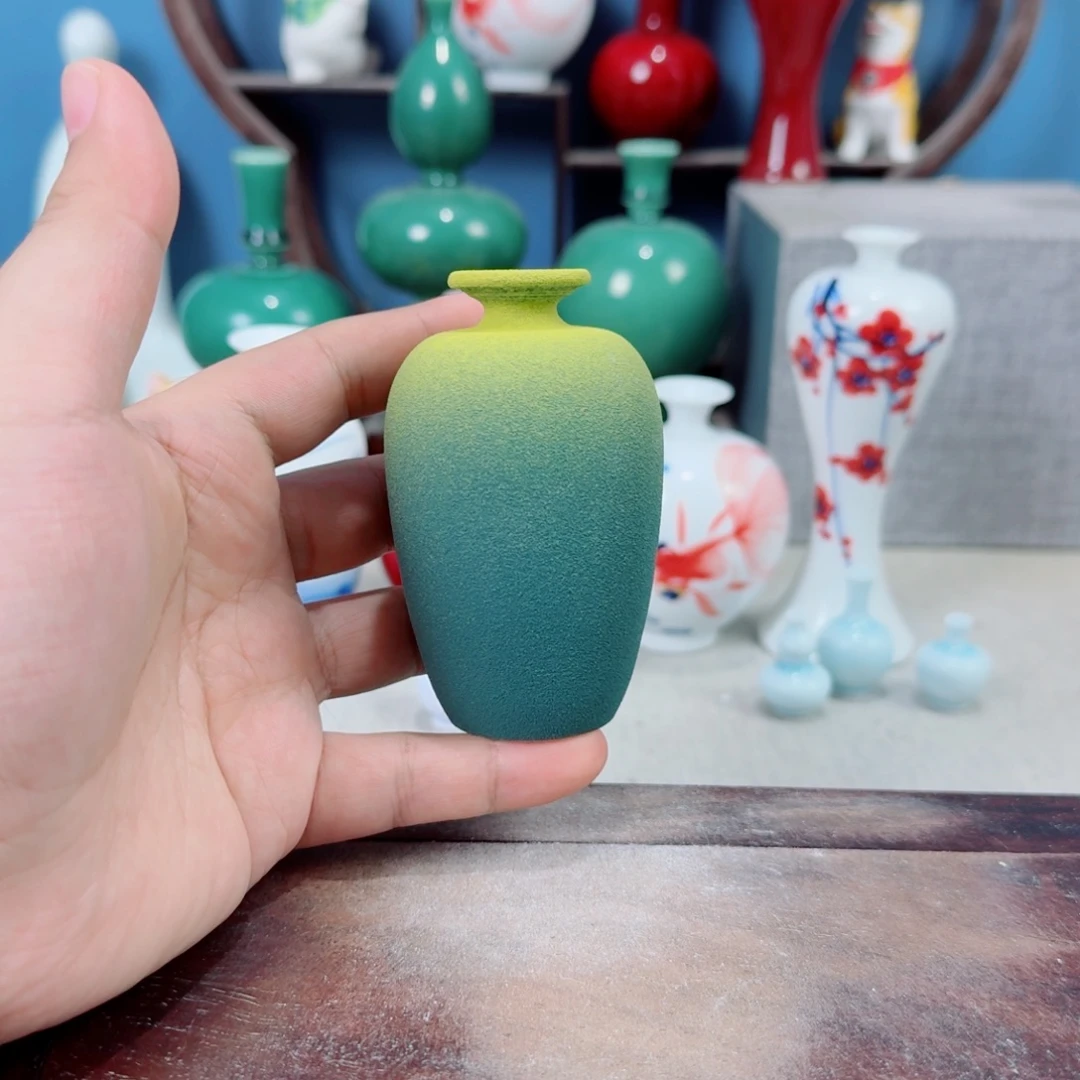 陶瓷手工小花器摆件