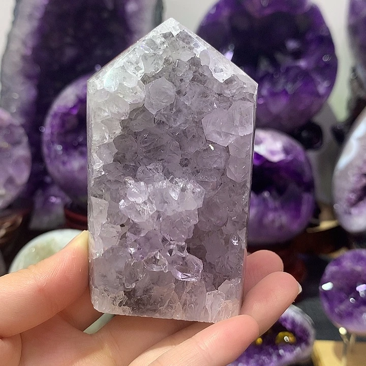 未镶嵌珠宝半成品紫晶