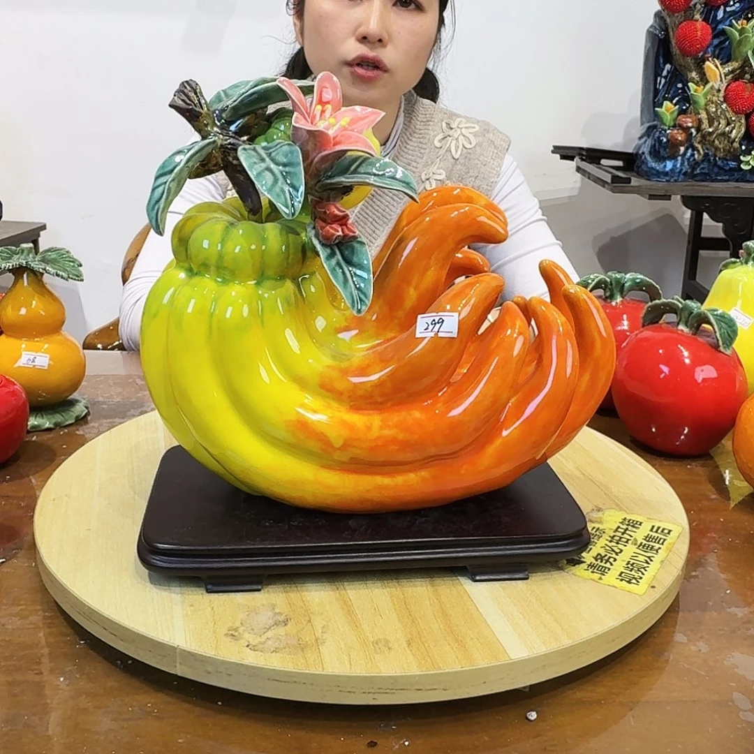 陶瓷佛手摆件的199