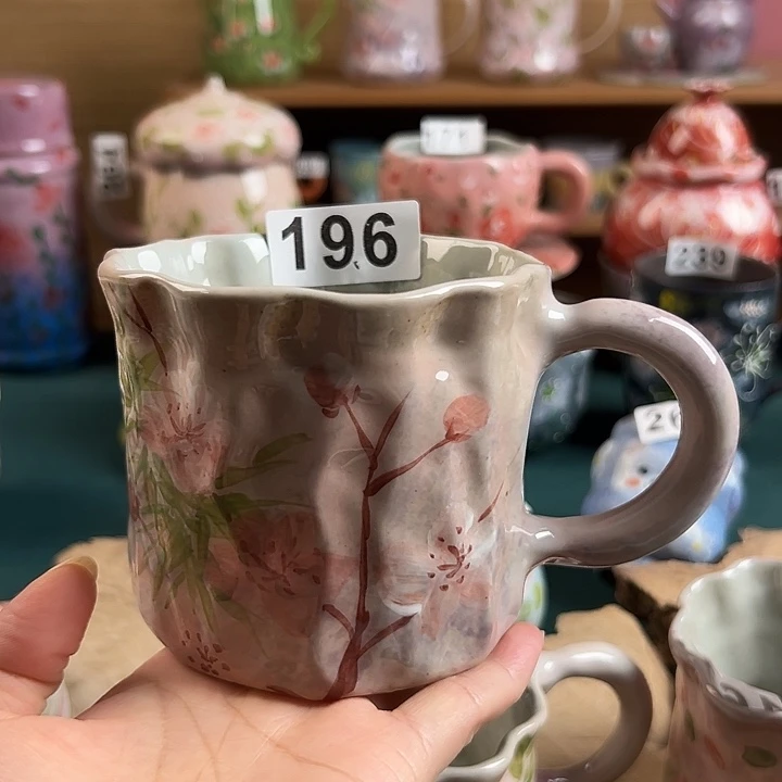 景德镇陶瓷手绘作品196微瑕