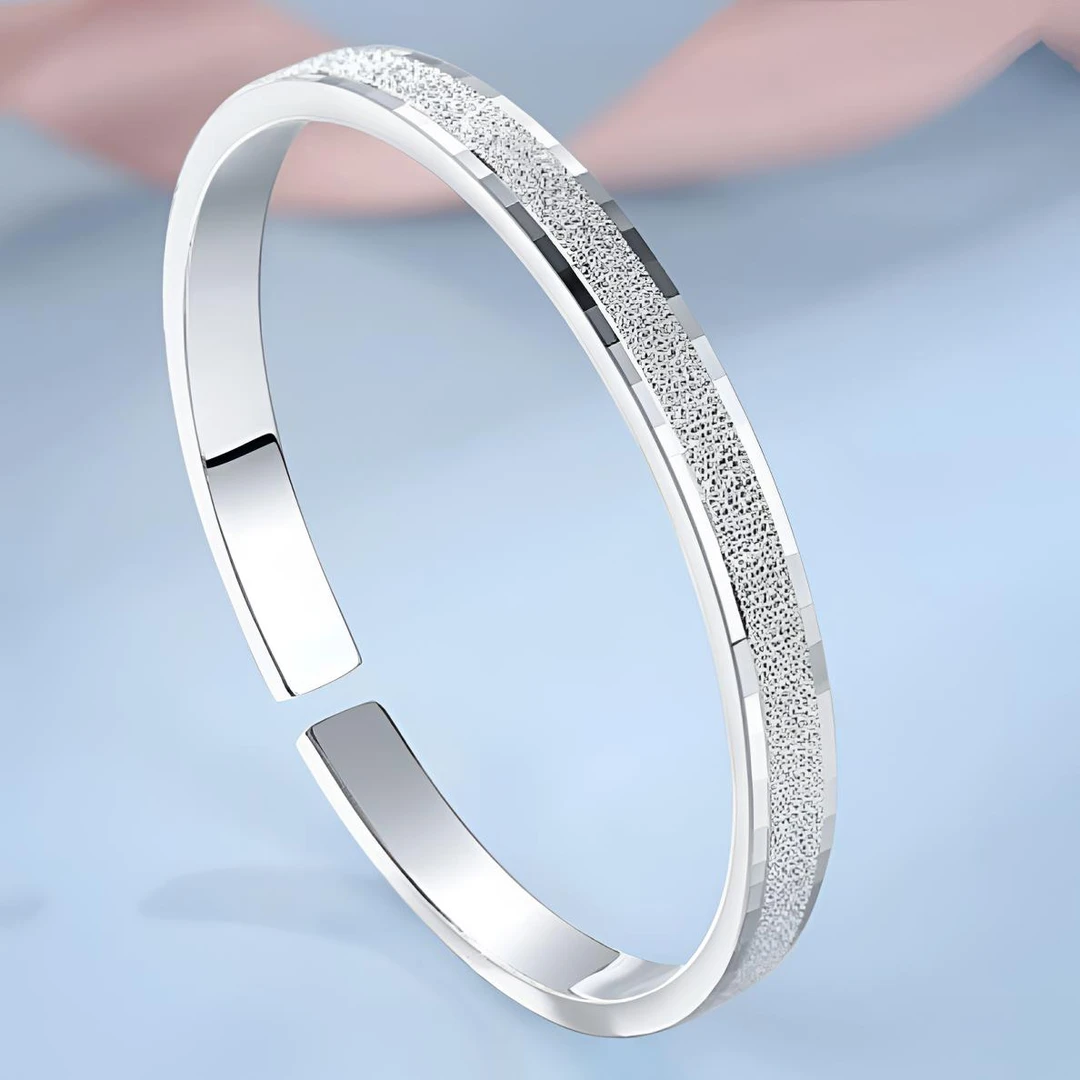 9999光面磨砂爱如繁星开口百搭时尚