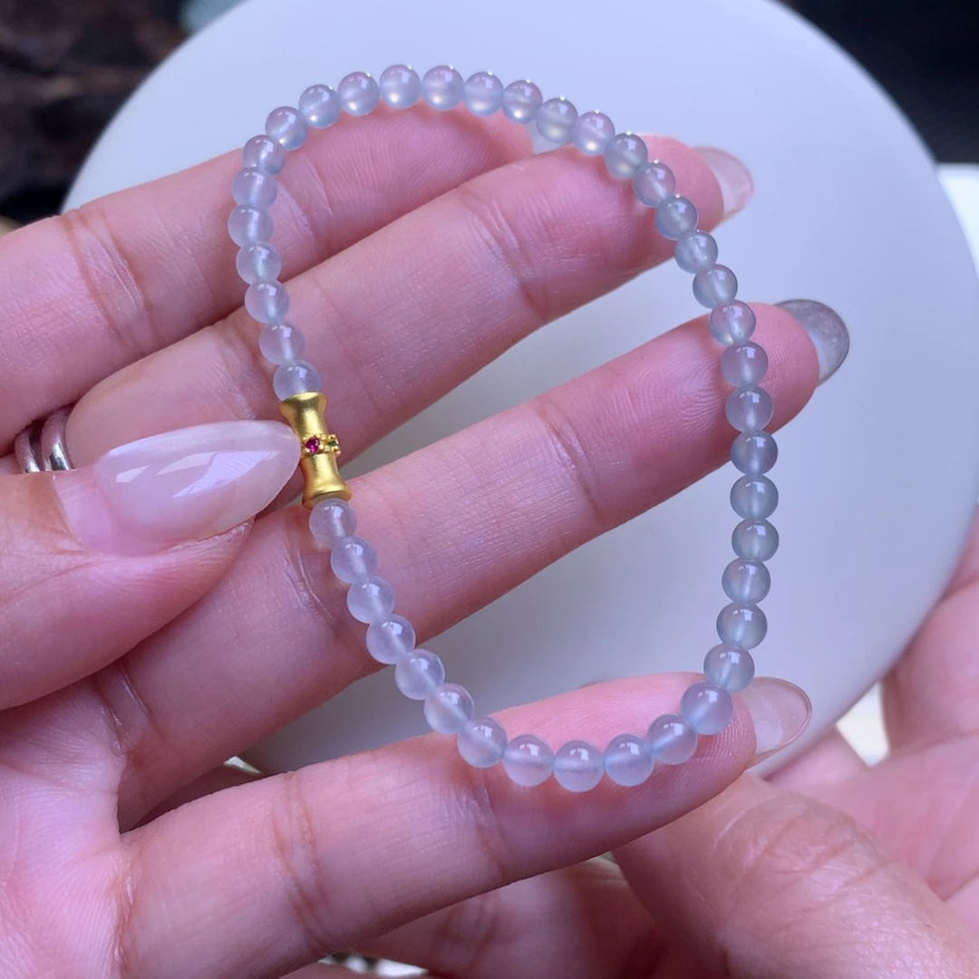 未镶嵌手链翡翠翡翠手串卡4